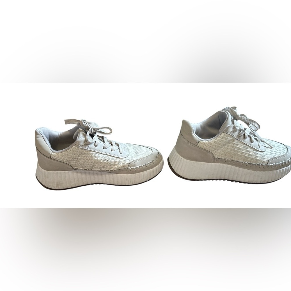 Sonoma Comfort Platform Sneakers White Ortholite Women 6.5 Casual - Picture 5 of 13